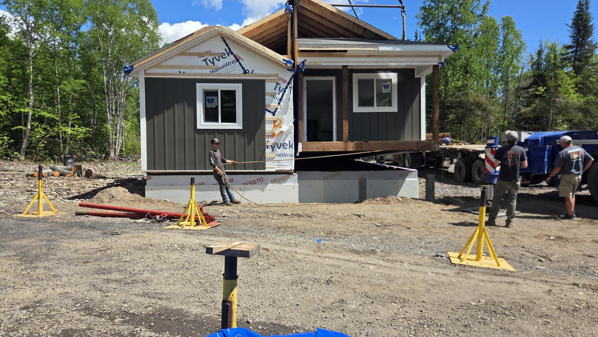 Juniper house landing installation